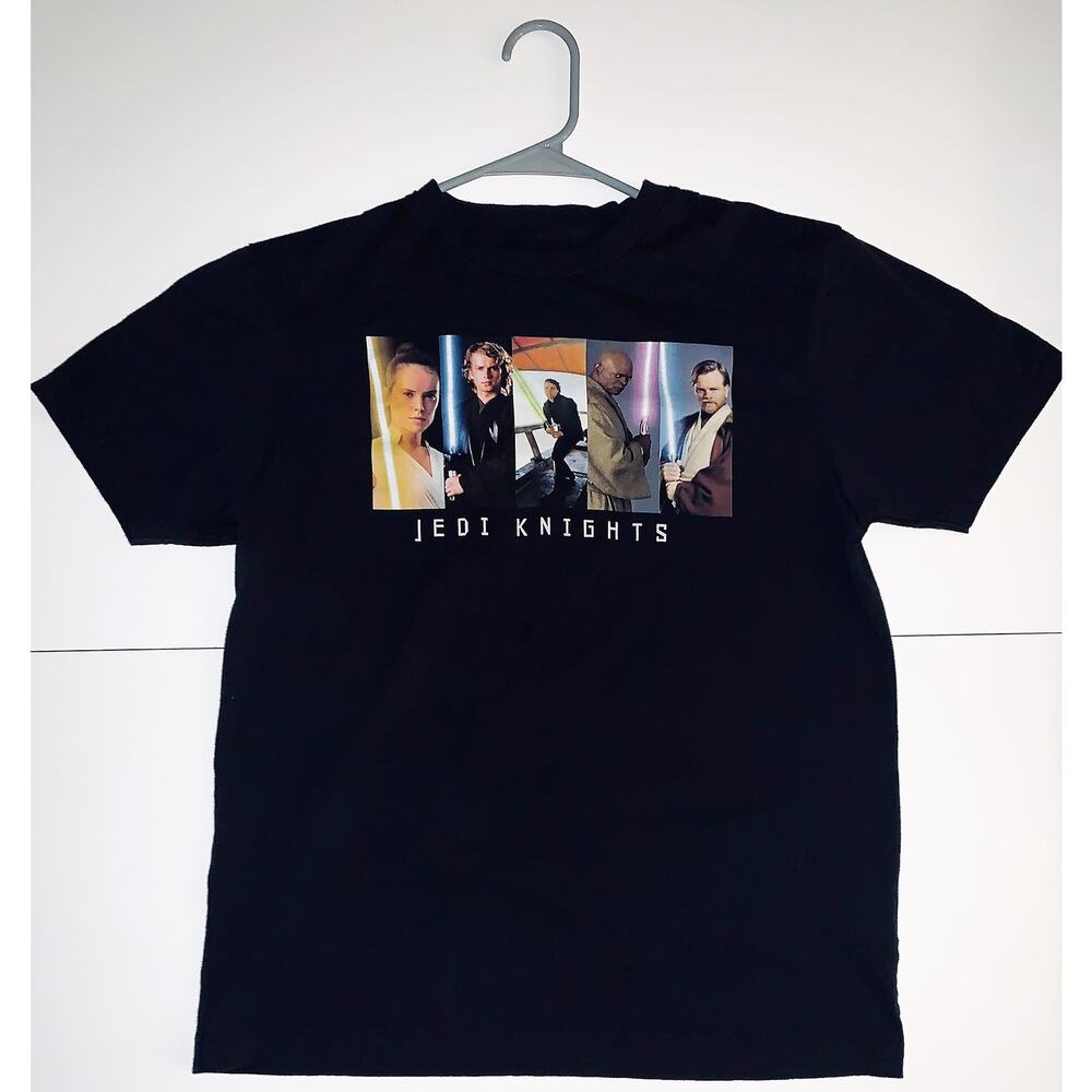 Star‎ Wars Jedi Knights Black Shirt - Anakin Mace Kenobi Rey